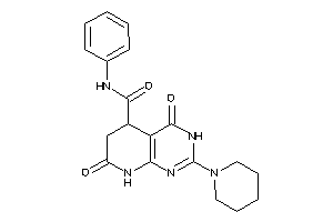 Image of 4,7-diketo-N-phenyl-2-piperidino-3,5,6,8-tetrahydropyrido[2,3-d]pyrimidine-5-carboxamide