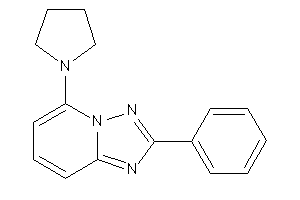 2-phenyl-5-pyrrolidino-[1,2,4]triazolo[1,5-a]pyridine