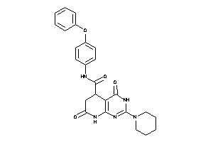 Image of 4,7-diketo-N-(4-phenoxyphenyl)-2-piperidino-3,5,6,8-tetrahydropyrido[2,3-d]pyrimidine-5-carboxamide