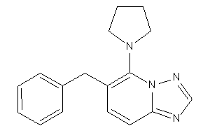 6-benzyl-5-pyrrolidino-[1,2,4]triazolo[1,5-a]pyridine