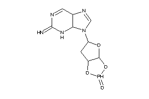 Image of [9-(3-keto-2,4,6-trioxa-3$l^{5}-phosphabicyclo[3.3.0]octan-7-yl)-4,5-dihydro-3H-purin-2-ylidene]amine