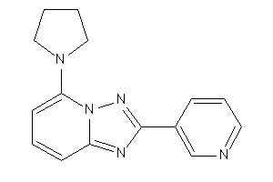 2-(3-pyridyl)-5-pyrrolidino-[1,2,4]triazolo[1,5-a]pyridine