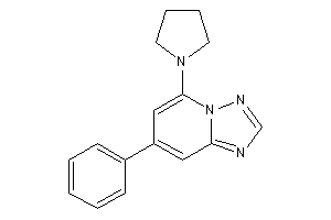 7-phenyl-5-pyrrolidino-[1,2,4]triazolo[1,5-a]pyridine