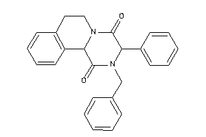 2-benzyl-3-phenyl-3,6,7,11b-tetrahydropyrazino[2,1-a]isoquinoline-1,4-quinone