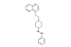 Image of 1-[1-[2-(1,5-naphthyridin-4-yl)ethyl]-4-piperidyl]-2-phenyl-hydrazine