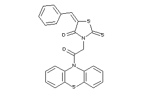 5-benzal-3-(2-keto-2-phenothiazin-10-yl-ethyl)-2-thioxo-thiazolidin-4-one