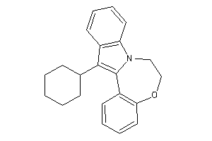 13-cyclohexyl-6,7-dihydroindolo[1,2-d][1,4]benzoxazepine