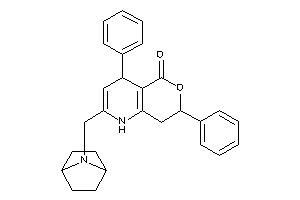 2-(7-azabicyclo[2.2.1]heptan-7-ylmethyl)-4,7-diphenyl-1,4,7,8-tetrahydropyrano[4,3-b]pyridin-5-one