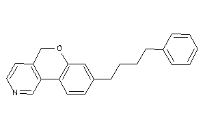 8-(4-phenylbutyl)-5H-chromeno[4,3-c]pyridine