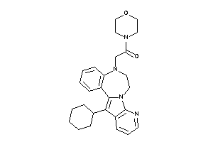 2-(cyclohexylBLAHyl)-1-morpholino-ethanone