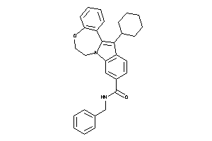 N-benzyl-13-cyclohexyl-6,7-dihydroindolo[1,2-d][1,4]benzoxazepine-10-carboxamide