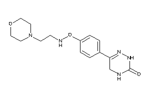 6-[4-(2-morpholinoethylamino)oxyphenyl]-4,5-dihydro-2H-1,2,4-triazin-3-one