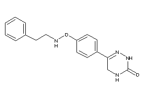 6-[4-(phenethylamino)oxyphenyl]-4,5-dihydro-2H-1,2,4-triazin-3-one