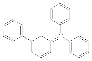 Diphenyl-(5-phenylcyclohex-2-en-1-ylidene)ammonium