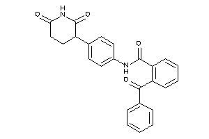 2-benzoyl-N-[4-(2,6-diketo-3-piperidyl)phenyl]benzamide