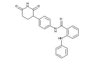 2-anilino-N-[4-(2,6-diketo-3-piperidyl)phenyl]benzamide