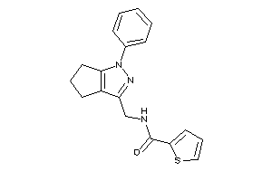 N-[(1-phenyl-5,6-dihydro-4H-cyclopenta[c]pyrazol-3-yl)methyl]thiophene-2-carboxamide