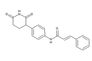 N-[4-(2,6-diketo-3-piperidyl)phenyl]-3-phenyl-acrylamide