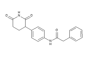 N-[4-(2,6-diketo-3-piperidyl)phenyl]-2-phenyl-acetamide