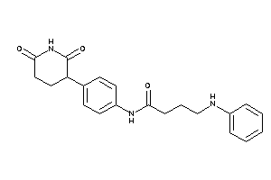 4-anilino-N-[4-(2,6-diketo-3-piperidyl)phenyl]butyramide