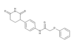 N-[4-(2,6-diketo-3-piperidyl)phenyl]-2-phenoxy-acetamide