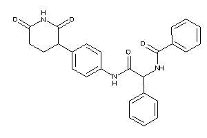 N-[2-[4-(2,6-diketo-3-piperidyl)anilino]-2-keto-1-phenyl-ethyl]benzamide