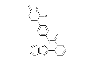 6-(1,3-benzothiazol-2-yl)-N-[4-(2,6-diketo-3-piperidyl)phenyl]cyclohex-3-ene-1-carboxamide