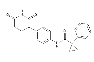 N-[4-(2,6-diketo-3-piperidyl)phenyl]-1-phenyl-cyclopropanecarboxamide