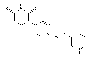 N-[4-(2,6-diketo-3-piperidyl)phenyl]nipecotamide