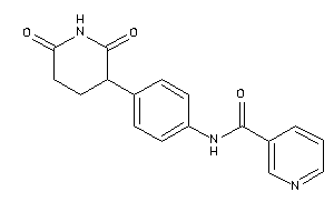 N-[4-(2,6-diketo-3-piperidyl)phenyl]nicotinamide