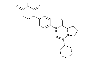 1-(cyclohexanecarbonyl)-N-[4-(2,6-diketo-3-piperidyl)phenyl]pyrrolidine-2-carboxamide