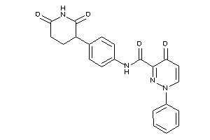 N-[4-(2,6-diketo-3-piperidyl)phenyl]-4-keto-1-phenyl-pyridazine-3-carboxamide