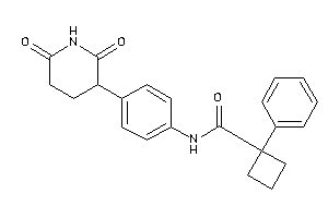 N-[4-(2,6-diketo-3-piperidyl)phenyl]-1-phenyl-cyclobutanecarboxamide