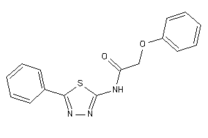 2-phenoxy-N-(5-phenyl-1,3,4-thiadiazol-2-yl)acetamide