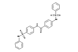 4-(benzenesulfonamido)-N-[4-(phenylsulfamoyl)phenyl]benzamide