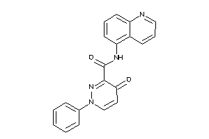 4-keto-1-phenyl-N-(5-quinolyl)pyridazine-3-carboxamide