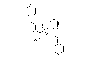 4-[2-[2-[2-(2-tetrahydropyran-4-ylideneethyl)phenyl]sulfonylphenyl]ethylidene]tetrahydropyran