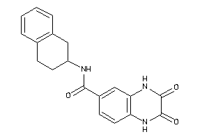 2,3-diketo-N-tetralin-2-yl-1,4-dihydroquinoxaline-6-carboxamide