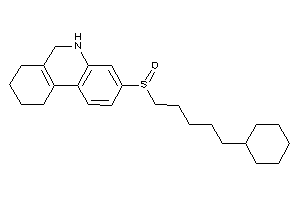 3-(5-cyclohexylpentylsulfinyl)-5,6,7,8,9,10-hexahydrophenanthridine
