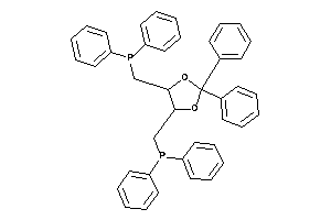 [5-(diphenylphosphinomethyl)-2,2-diphenyl-1,3-dioxolan-4-yl]methyl-diphenyl-phosphane