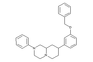 Image of 8-(3-benzoxyphenyl)-2-phenyl-1,3,4,6,7,8,9,9a-octahydropyrido[1,2-a]pyrazine