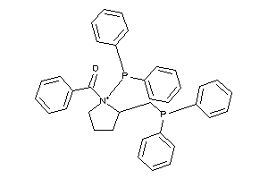 [1-diphenylphosphino-2-(diphenylphosphinomethyl)pyrrolidin-1-ium-1-yl]-phenyl-methanone