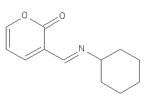 Image of 3-(cyclohexyliminomethyl)pyran-2-one