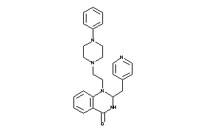 1-[2-(4-phenylpiperazino)ethyl]-2-(4-pyridylmethyl)-2,3-dihydroquinazolin-4-one