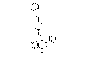 1-[2-(4-phenethylpiperazino)ethyl]-2-phenyl-2,3-dihydroquinazolin-4-one