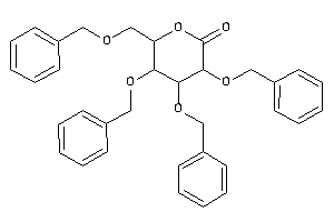 3,4,5-tribenzoxy-6-(benzoxymethyl)tetrahydropyran-2-one