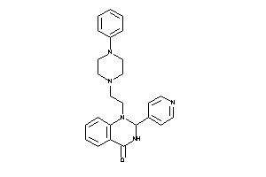 1-[2-(4-phenylpiperazino)ethyl]-2-(4-pyridyl)-2,3-dihydroquinazolin-4-one