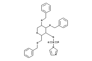 Image of Imidazole-1-sulfonic Acid [4,5-dibenzoxy-2-(benzoxymethyl)tetrahydropyran-3-yl] Ester