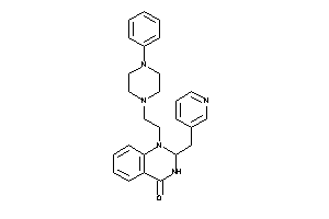 1-[2-(4-phenylpiperazino)ethyl]-2-(3-pyridylmethyl)-2,3-dihydroquinazolin-4-one