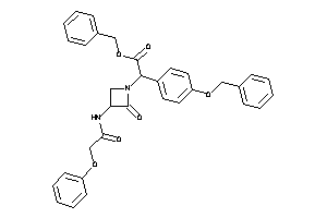 2-(4-benzoxyphenyl)-2-[2-keto-3-[(2-phenoxyacetyl)amino]azetidin-1-yl]acetic Acid Benzyl Ester
